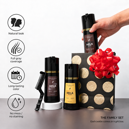 PPD-free Instant Hair Dye Shampoo (Family Gift Offer)