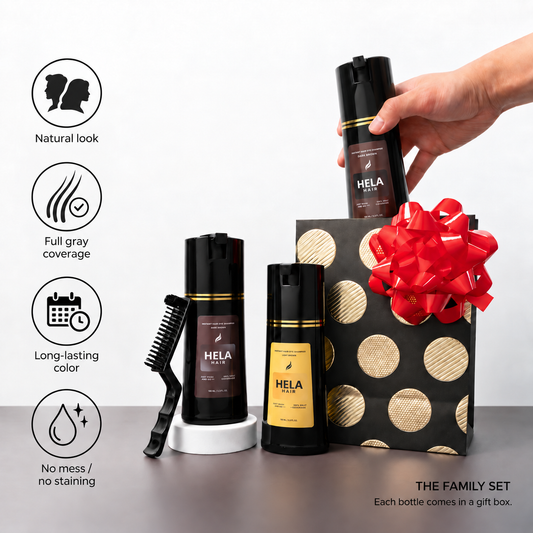 PPD-free Instant Hair Dye Shampoo (Family Gift Offer)